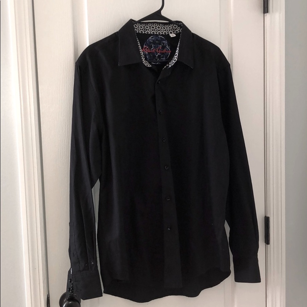 Black Robert Graham Dress Shirt (XL)
